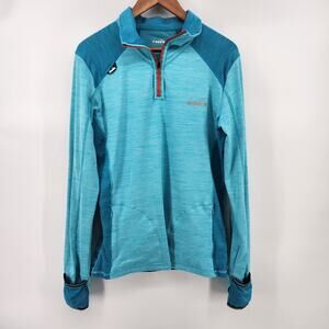 Diadora Women's Large Quarter Zip Performance Athletic Top